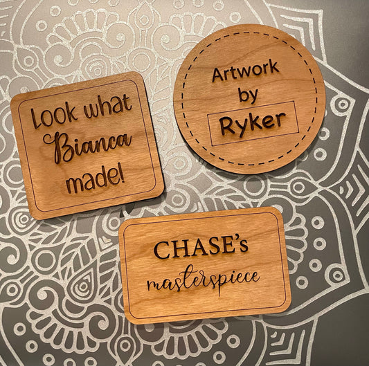 Kids Artwork Refrigerator Magnets