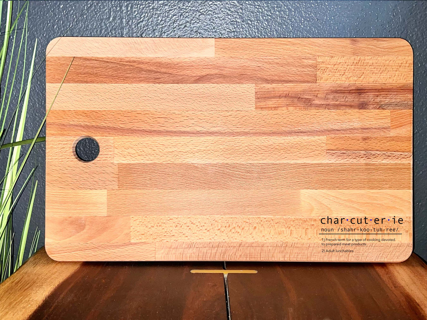 Char-cut-er-ie Board
