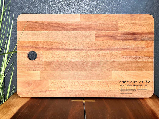 Char-cut-er-ie Board