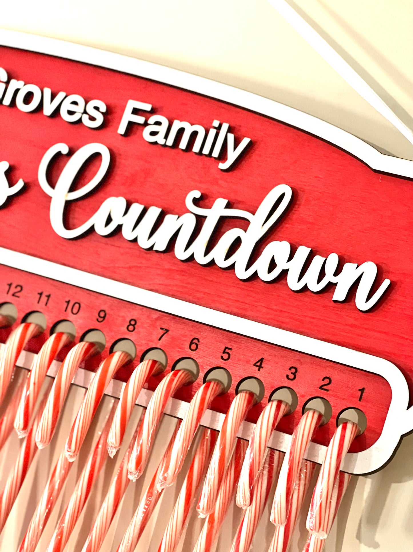 Candy Cane Christmas Countdown