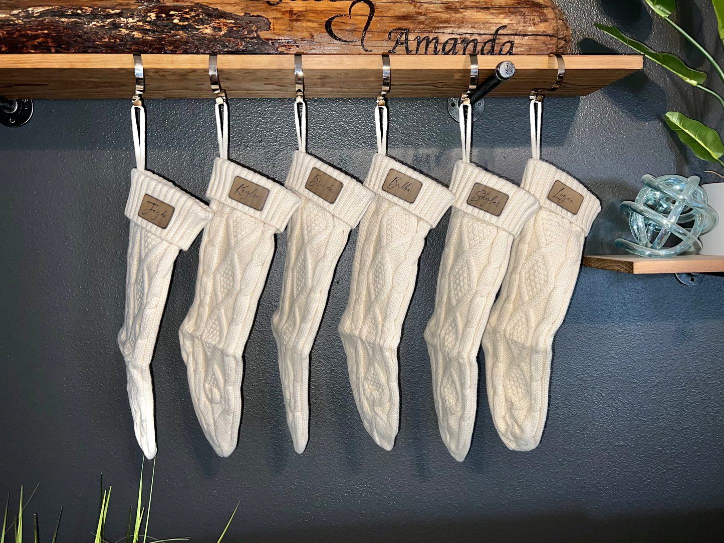 Personalized Knit Stockings