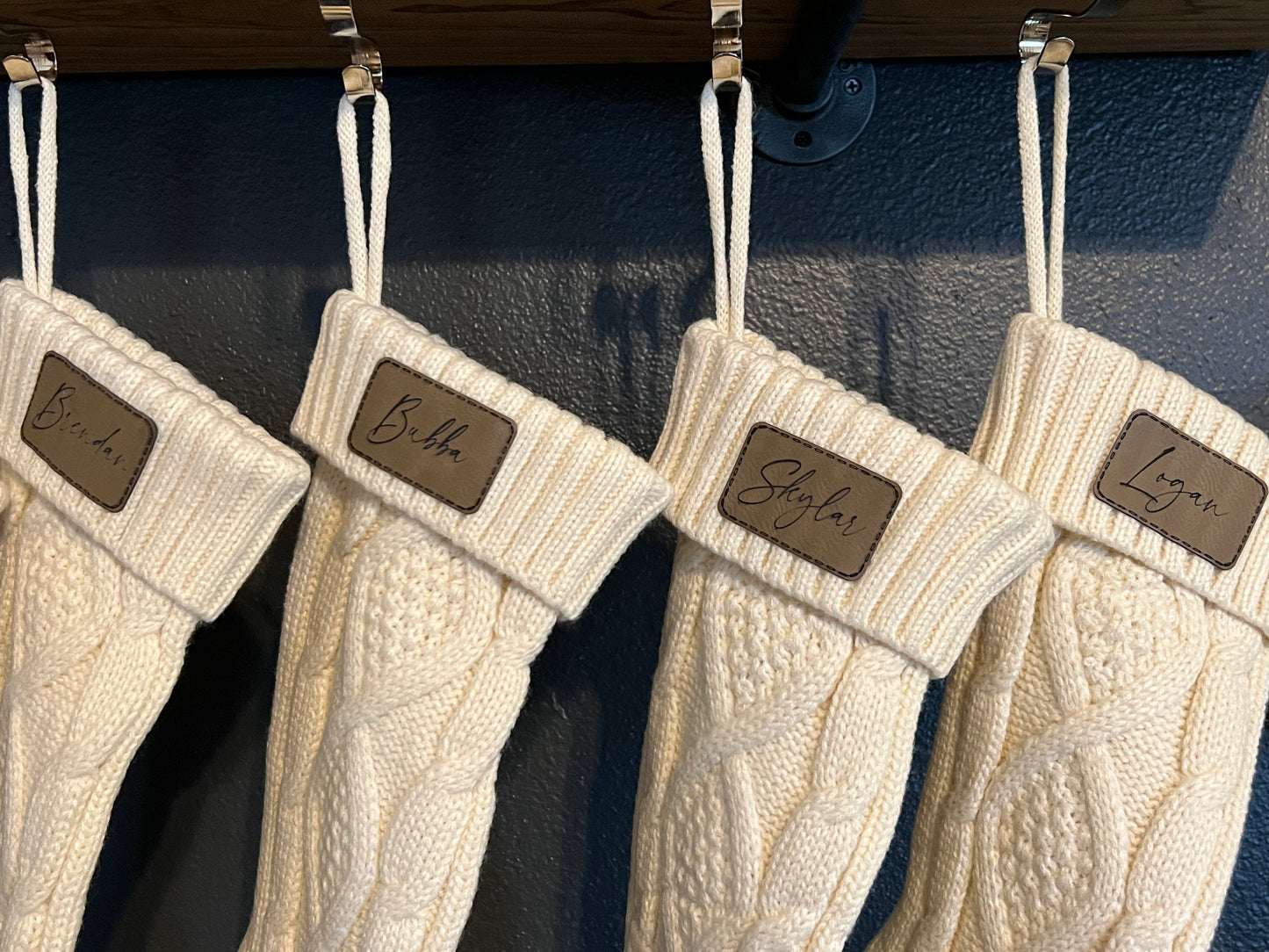 Personalized Knit Stockings